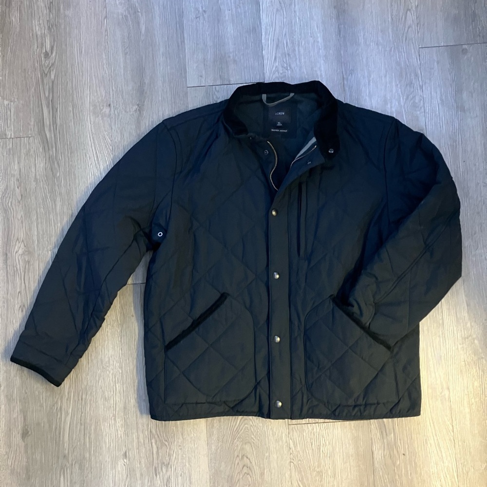 J. Crew Men’s “Sussex” Quilted jacket XL